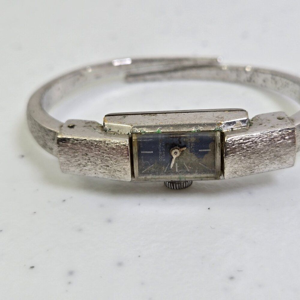 Felicitas Neuchatel Womens Watch 17 Jewels Incabloc Bangle Bracelet Silver